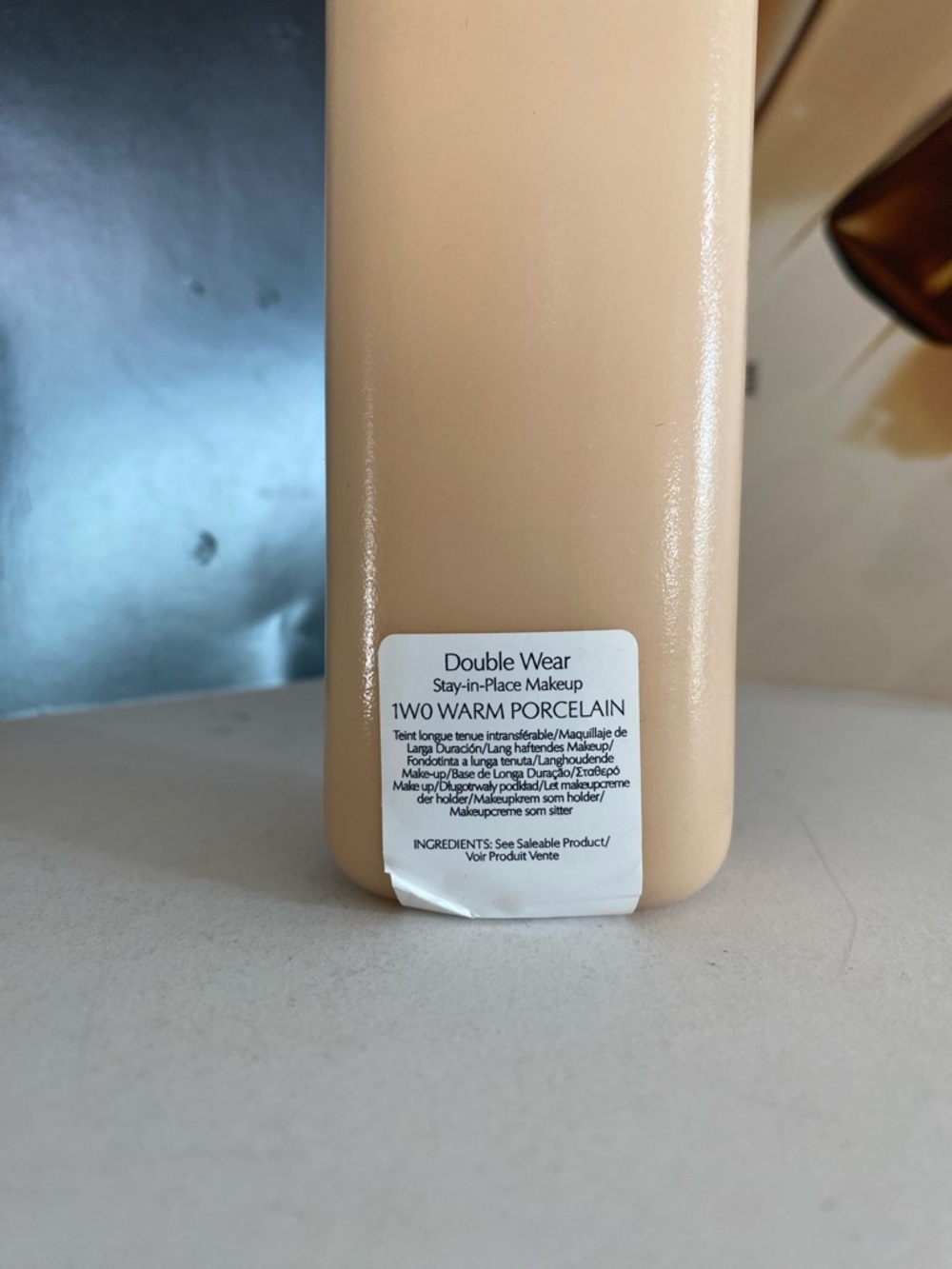 Estée Lauder Double Wear  Foundation, 1W0 Warm Porcelain,6.7OZ,Jumbo,Old Formula - Picture 3 of 6